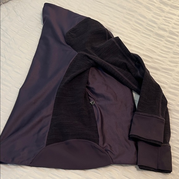 🧥 Lululemon Emerge Renewed Jacket - Nightfall Purple Tweed - Size 6 - Picture 6 of 7